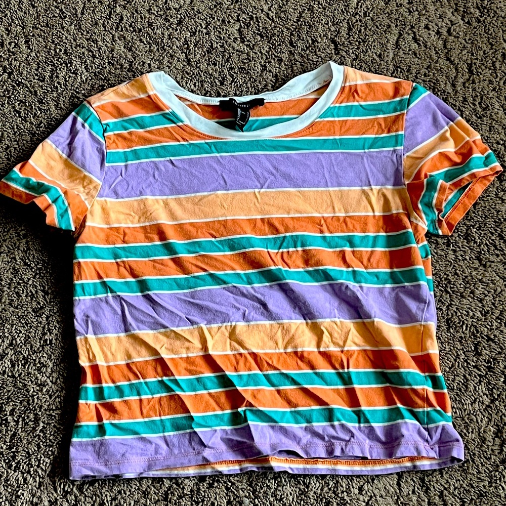 Striped Crop Top
